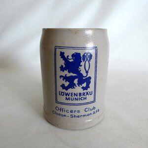 VINTAGE LOWENBRAU MUNICH GERMANY OFFICERS CLUB AIR FORCE BASE OKLAHOMA